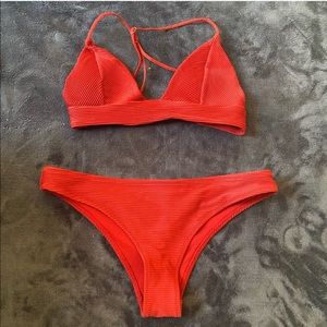 Red bikini